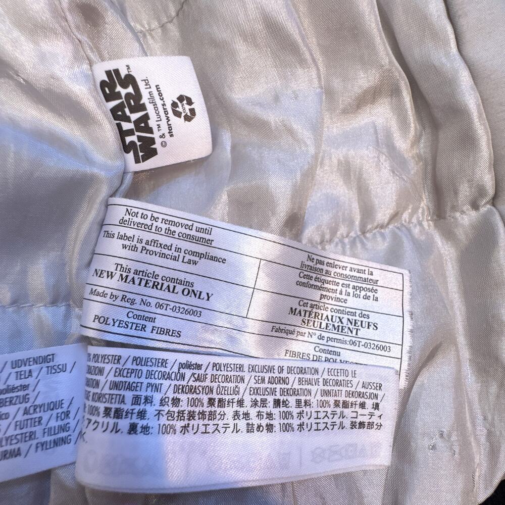 Disney Store Star Wars Imperial Stormtrooper Varsity Jacket Kids Size 4 - Picture 5 of 12